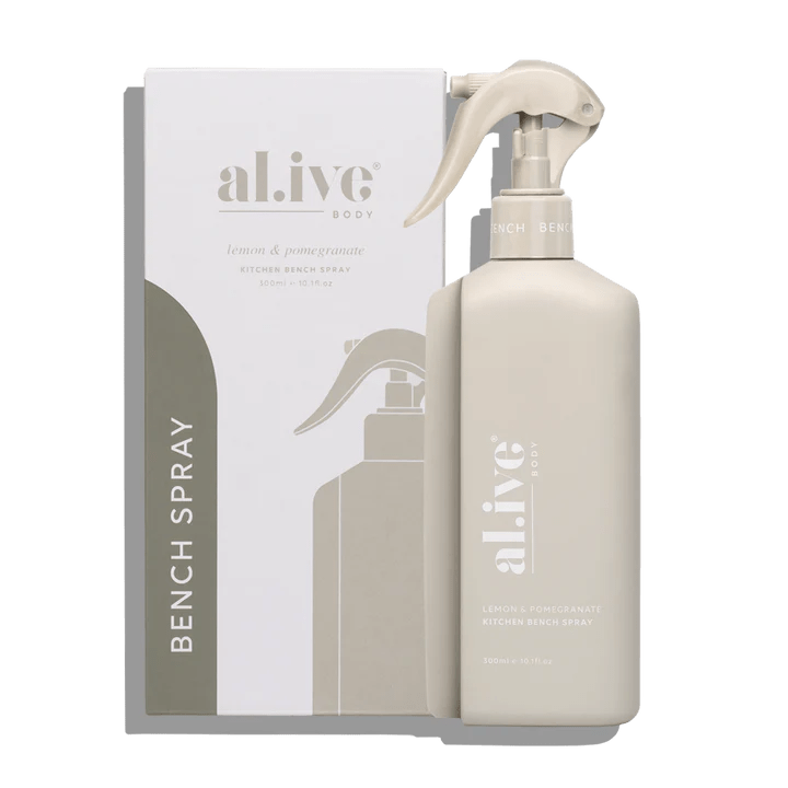 Al.ive Lemon & Pomegranate Kitchen Bench Spray-Aster & Ruby