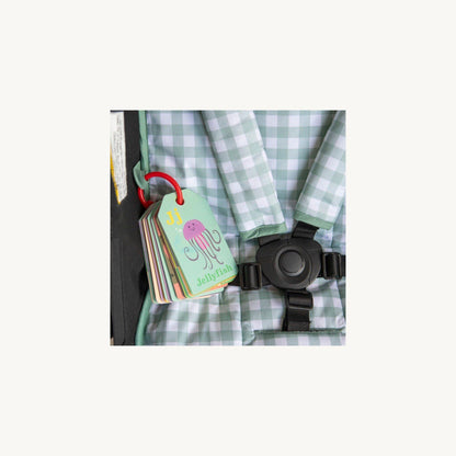 All4Ella Pram Liner Sage Gingham | Aster & Ruby