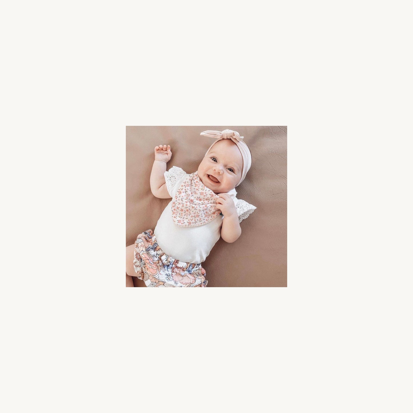 Aster & Ruby Reversible Bandana Bibs 2pk Floral Bouquet | Aster & Ruby