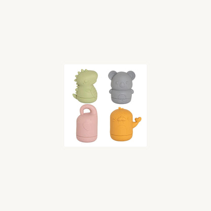 All4Ella Squeezy Silicone Bath Toys Animal Friends | Aster & Ruby