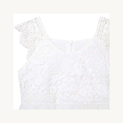 Designer Kidz Angie Lace Bodice Dress | Aster & Ruby