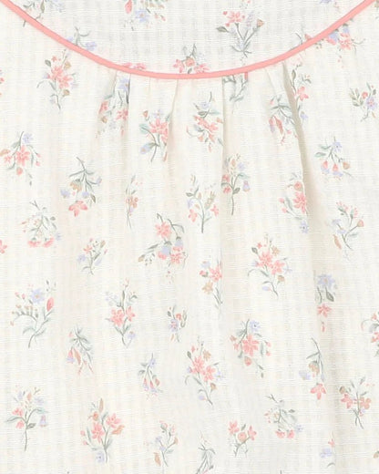 ANYA DISTY PRINT OVERLAY DRESS - Aster & Ruby