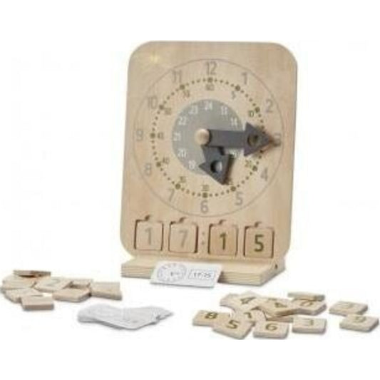 Tender Leaf Toys Astrup Wooden Educational Clock Set | Aster & Ruby