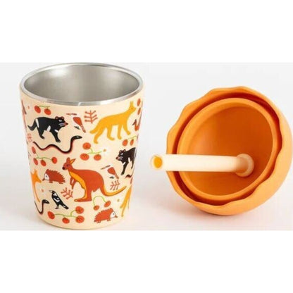 Chino Club Aussie Animals Mini Smoothie Cup & Straw 200ml | Aster & Ruby