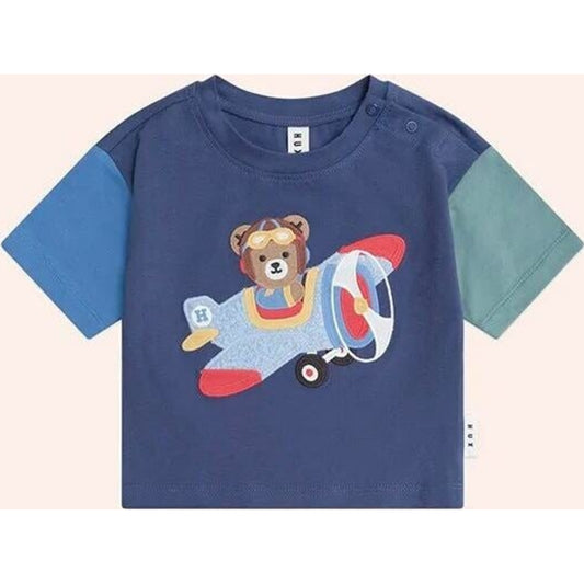 Huxbaby Aviator Huxbear Boxy Tee | Aster & Ruby