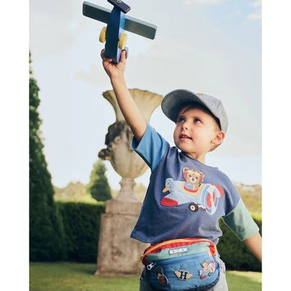 Huxbaby Aviator Huxbear Boxy Tee | Aster & Ruby