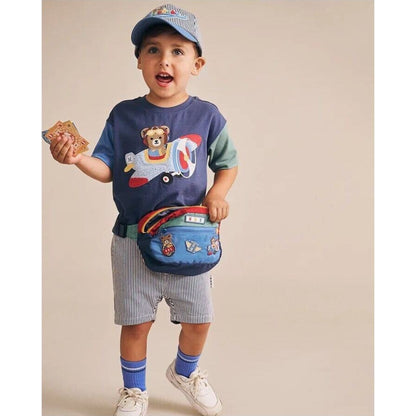 Huxbaby Aviator Huxbear Boxy Tee | Aster & Ruby