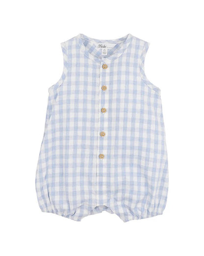AXEL CHECK ROMPER - Aster & Ruby