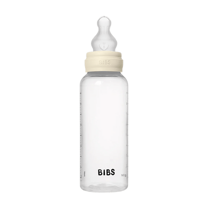Baby Bottle Silicone 270ml Medium Flow Ivory - Aster & Ruby