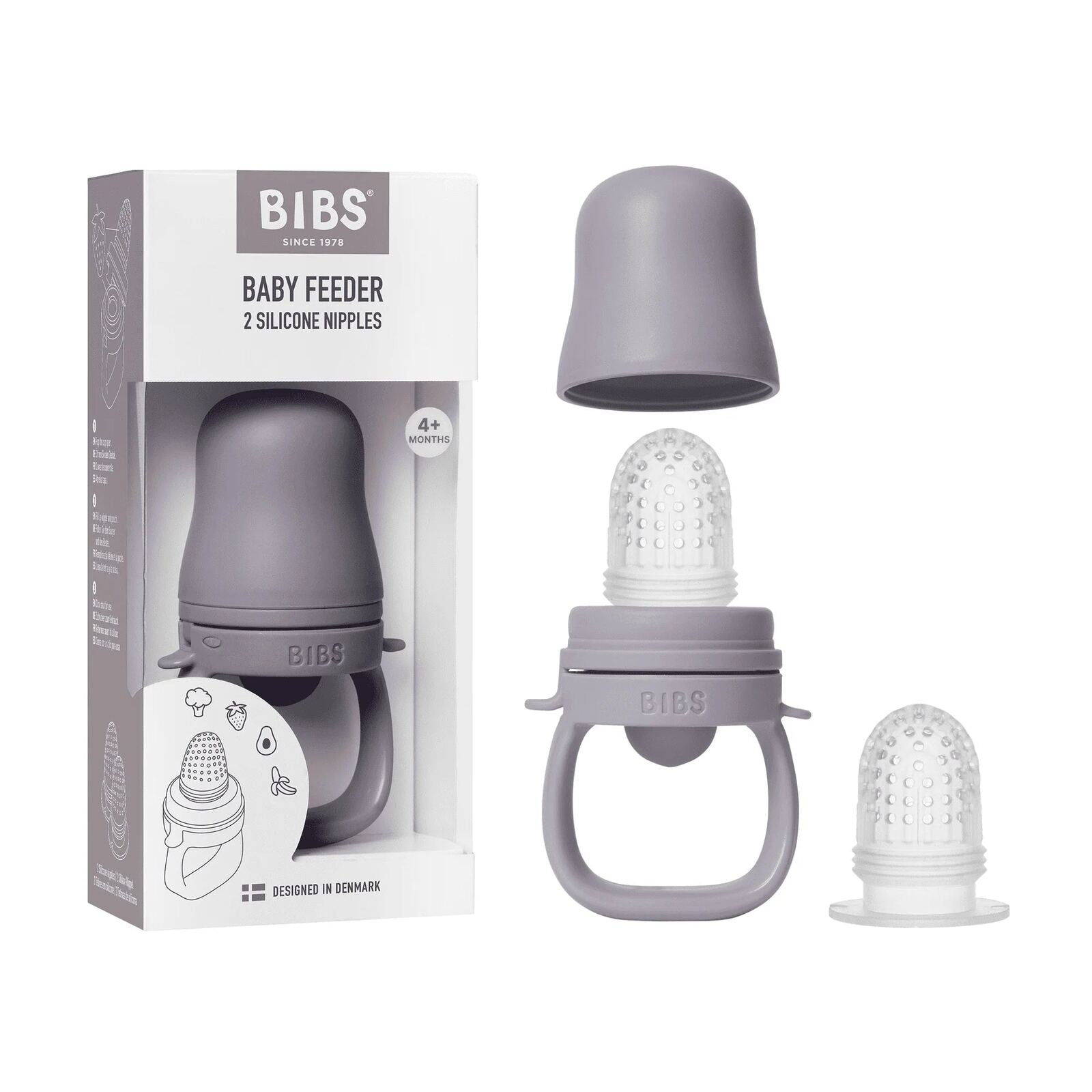 Baby Feeder Fossil Grey – Aster & Ruby