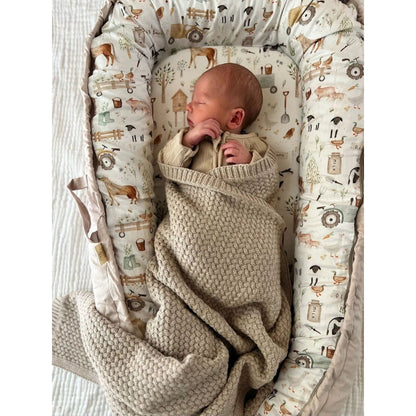 Cuddle Bug & Co Baby Lounger Farm Life | Aster & Ruby