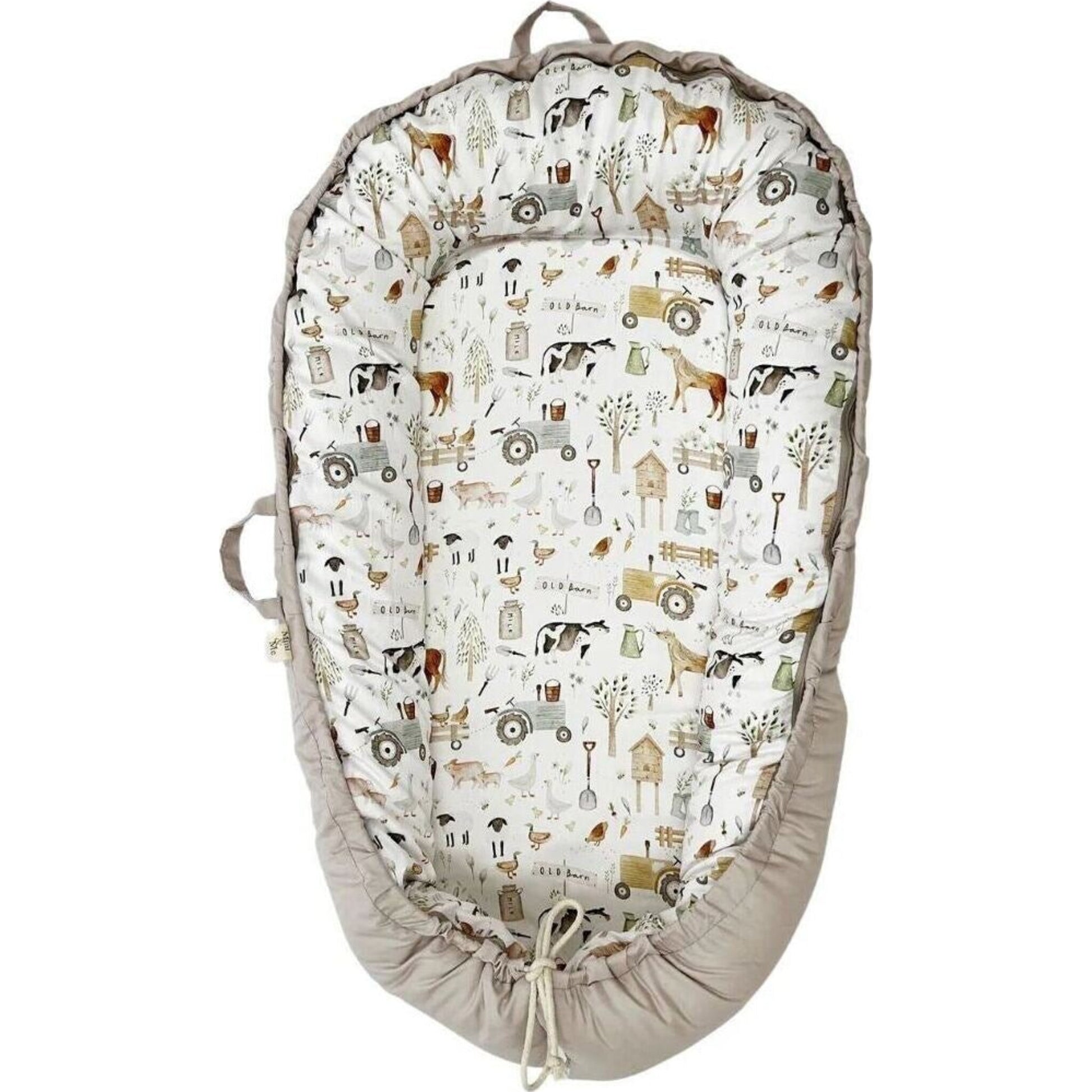 Cuddle Bug & Co Baby Lounger Farm Life | Aster & Ruby