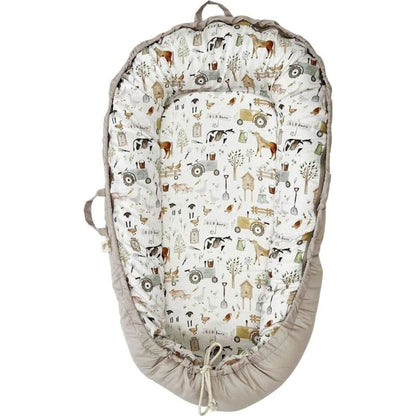 Cuddle Bug & Co Baby Lounger Farm Life | Aster & Ruby