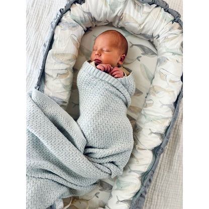 Cuddle Bug & Co Baby Lounger Whales | Aster & Ruby