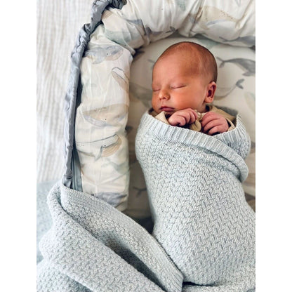 Cuddle Bug & Co Baby Lounger Whales | Aster & Ruby