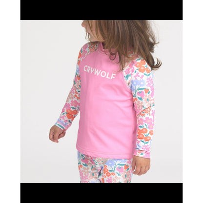Crywolf Baby Rash Vest Berry Garden | Aster & Ruby