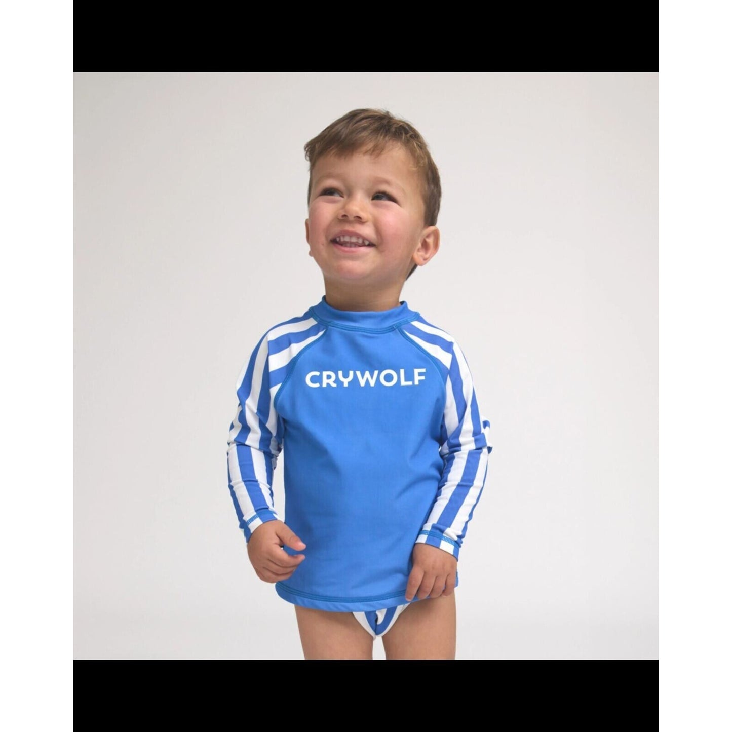 Crywolf Baby Rash Vest Deep Sea Stripe | Aster & Ruby