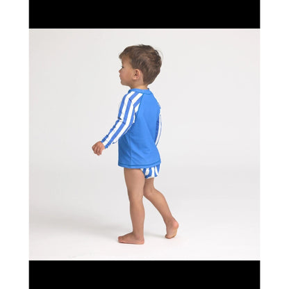 Crywolf Baby Rash Vest Deep Sea Stripe | Aster & Ruby