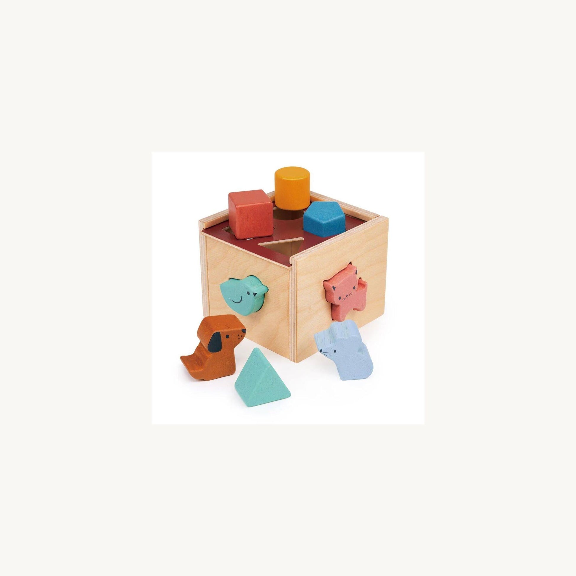 Bambino Shape Sorting Cube – children's product by Mentari | Aster & Ruby