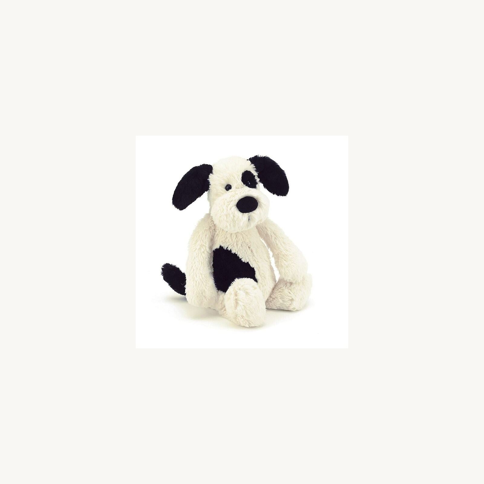 Jellycat Jellycat Bashful Black & Cream Puppy | Aster & Ruby