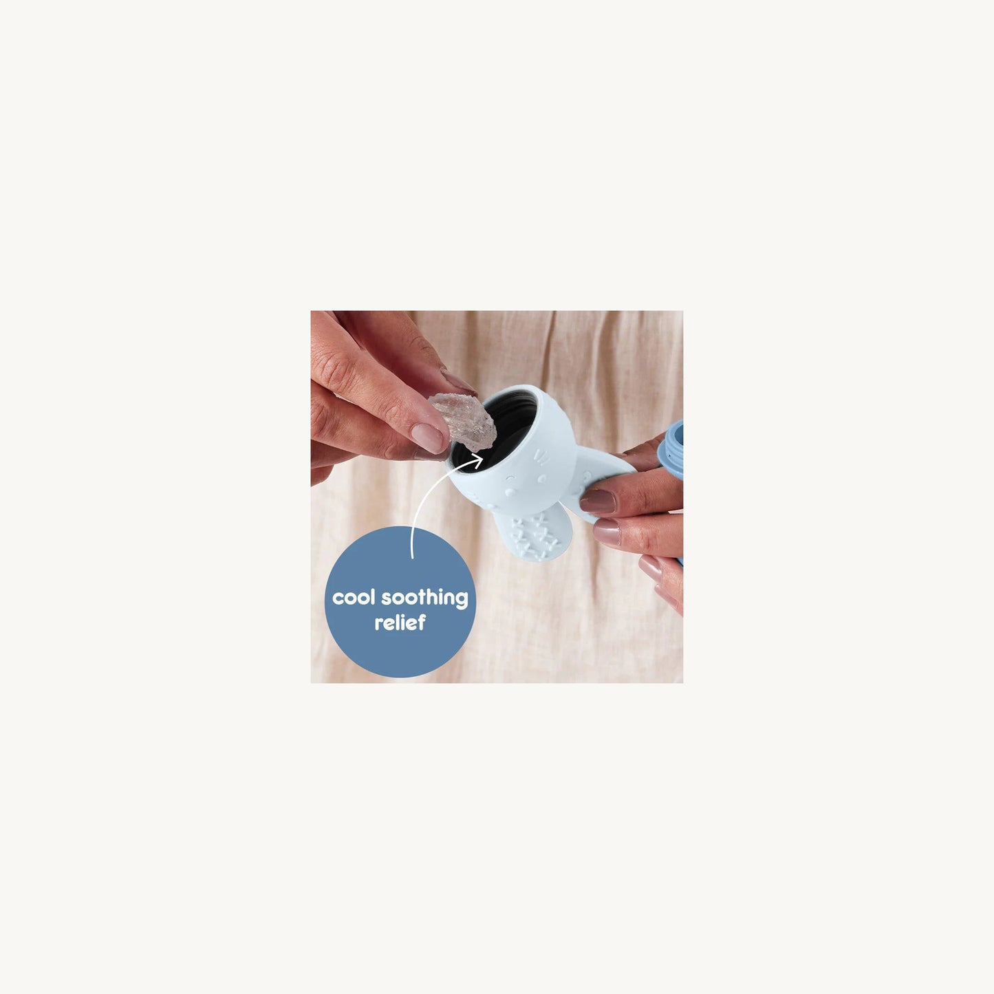 b.box Chill & Fill Teether Lullaby Blue | Aster & Ruby