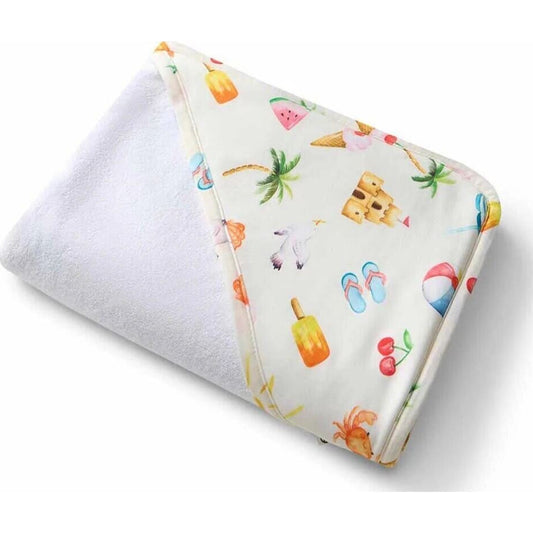 Snuggle Hunny Kids Beach Fun Organic Hooded Baby Towel | Aster & Ruby