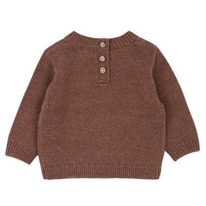 Bebe Myles Beaver Knitted Jumper-Aster & Ruby