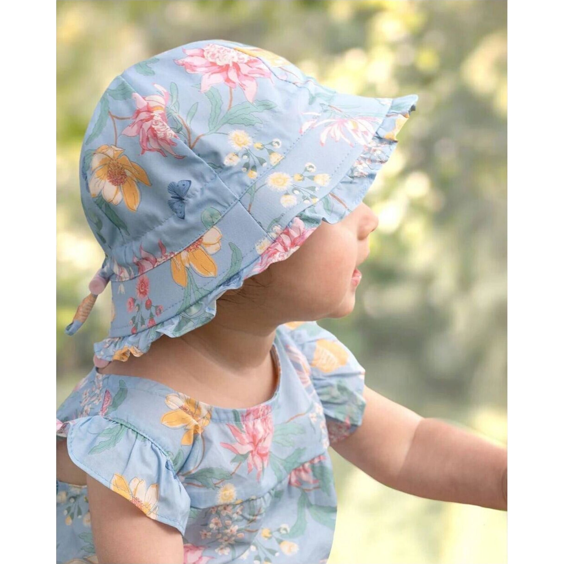 Toshi Bell Hat Matilda Waratah Sky | Aster & Ruby
