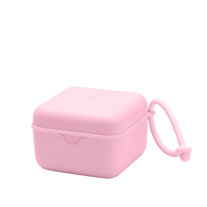BIBS Pacifier Box Baby Pink | Aster & Ruby