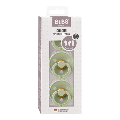 BIBS Try-it Colour 3pk Sage-Aster & Ruby