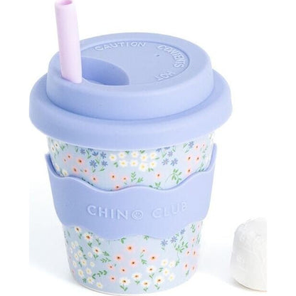 Chino Club Blue Floral Cup 4oz | Aster & Ruby