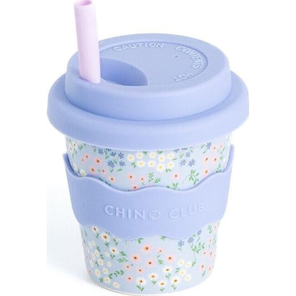 Chino Club Blue Floral Cup 4oz | Aster & Ruby