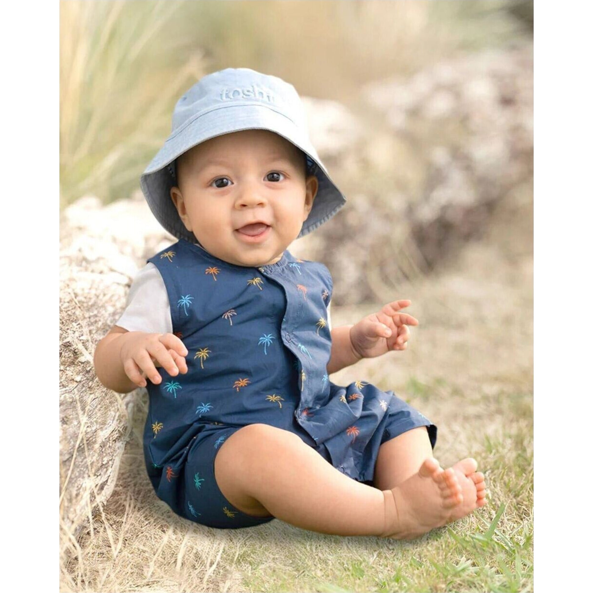 Toshi Bucket Hat Billy Denim | Aster & Ruby