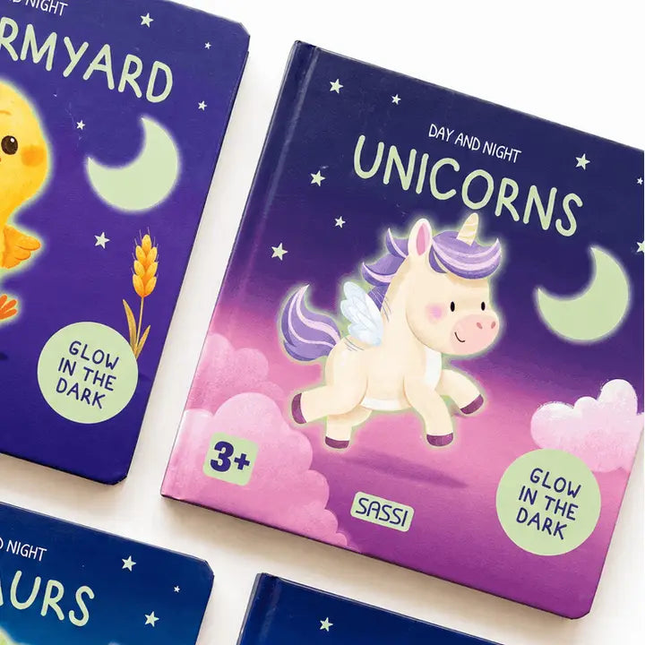 Board Book - Glow-in-The-Dark - Unicorns
