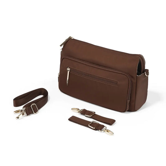 Multitasker Pram Caddy Chocolate Nylon