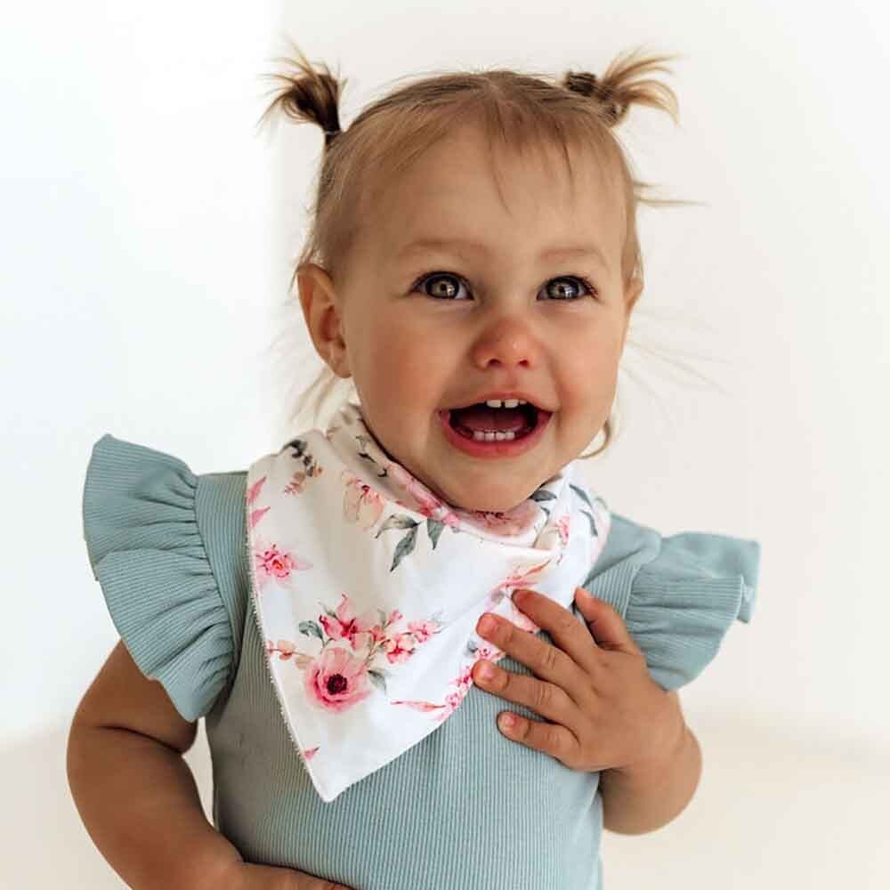 Camille Organic Dribble Bib - Aster & Ruby