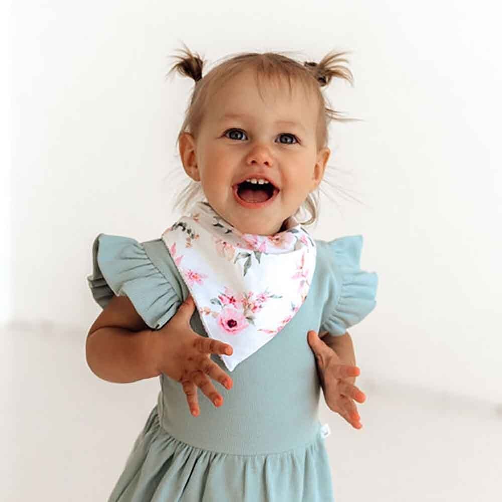 Camille Organic Dribble Bib - Aster & Ruby