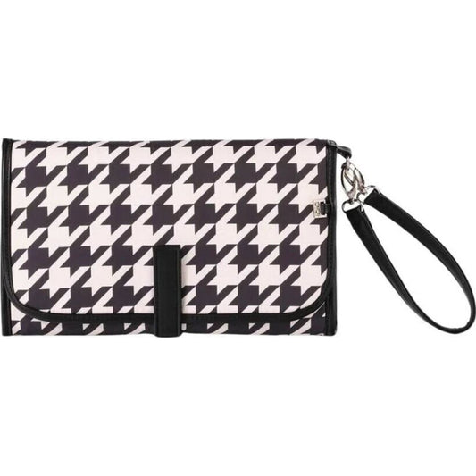 OiOi Change Mat Clutch Houndstooth | Aster & Ruby
