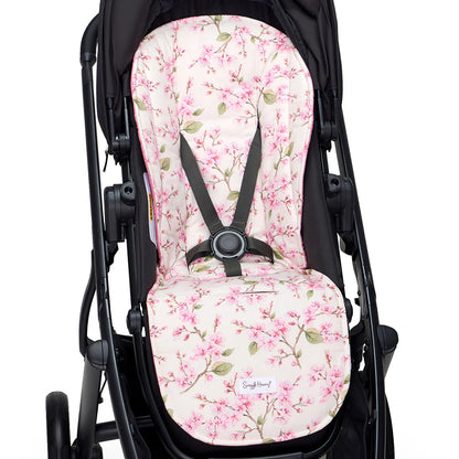 Universal Organic Pram Liner Cherry Blossom