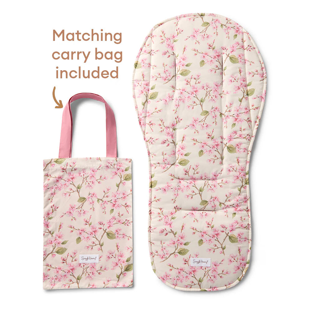 Universal Organic Pram Liner Cherry Blossom
