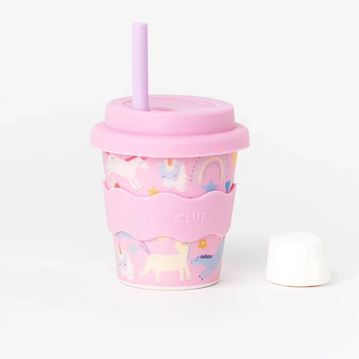 Chino Club Baby Chino Cup & Straw - Aster & Ruby