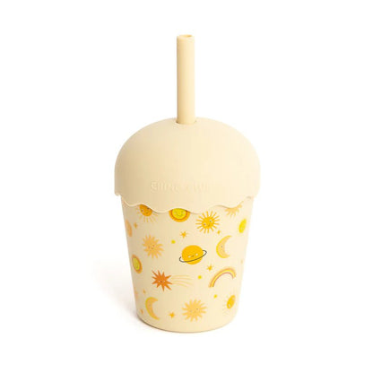 Chino Club Mini Smoothie Cup & Straw 200ml - Aster & Ruby