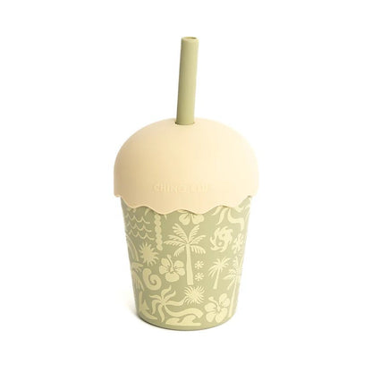 Chino Club Mini Smoothie Cup & Straw 200ml - Aster & Ruby