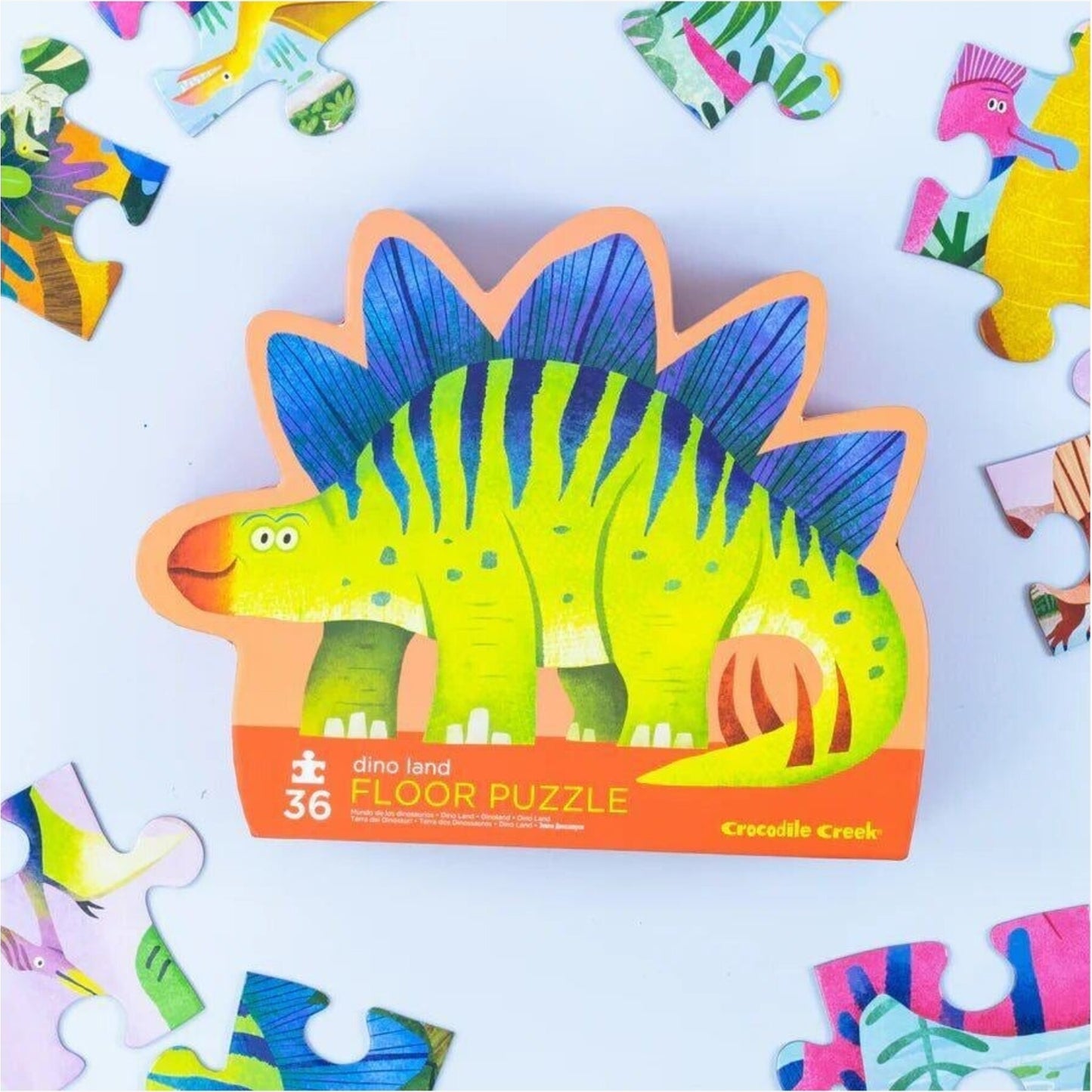 Crocodile Creek Classic Floor Puzzle 36 pc Dino Land | Aster & Ruby