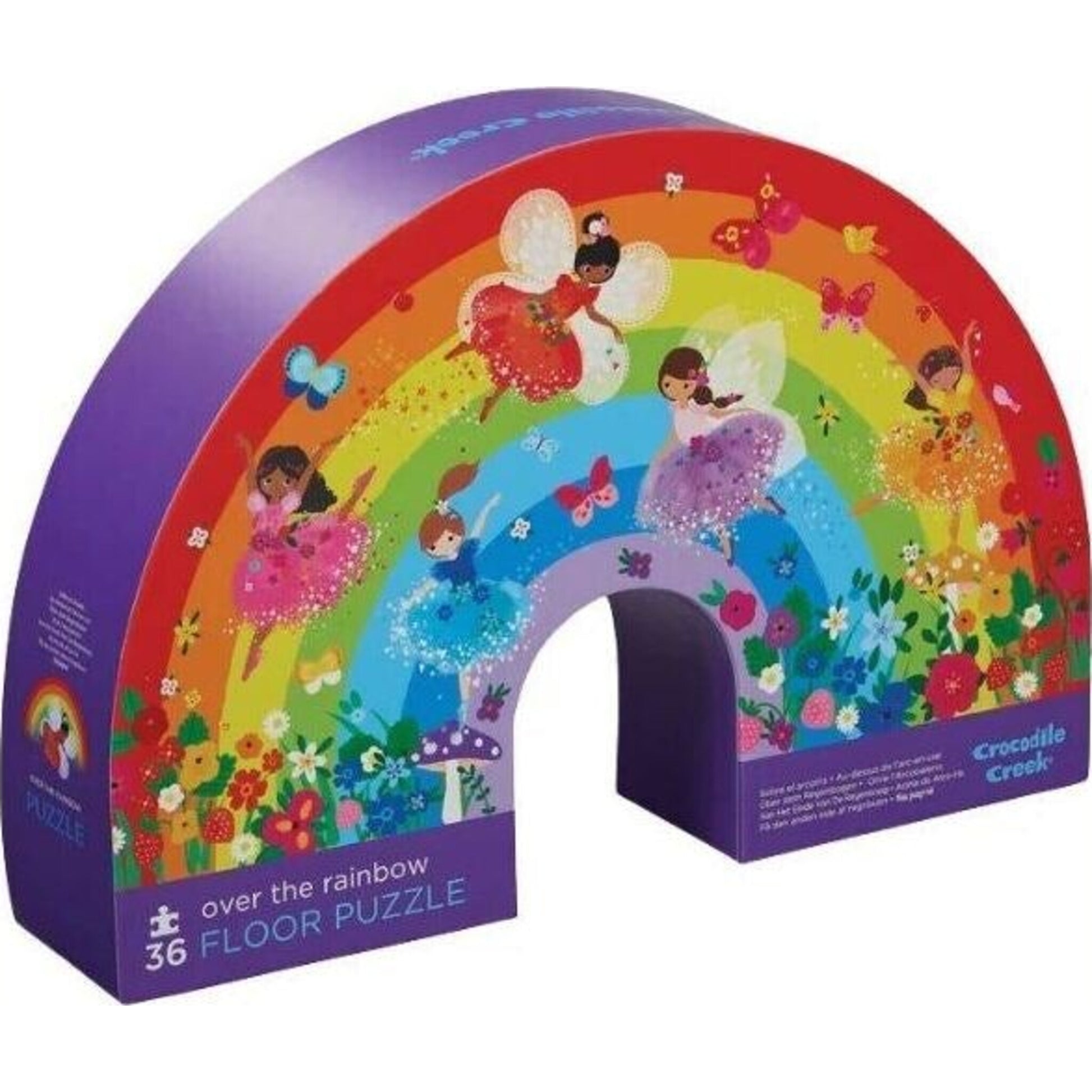 Crocodile Creek Classic Floor Puzzle 36 pc Rainbow | Aster & Ruby