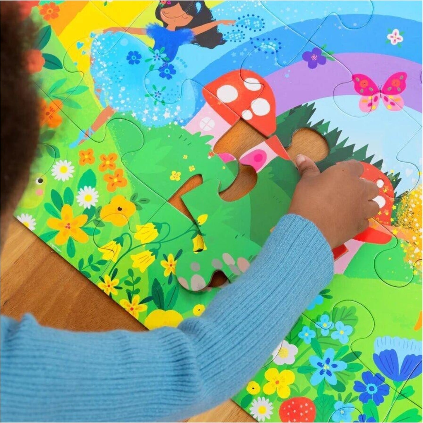Crocodile Creek Classic Floor Puzzle 36 pc Rainbow | Aster & Ruby