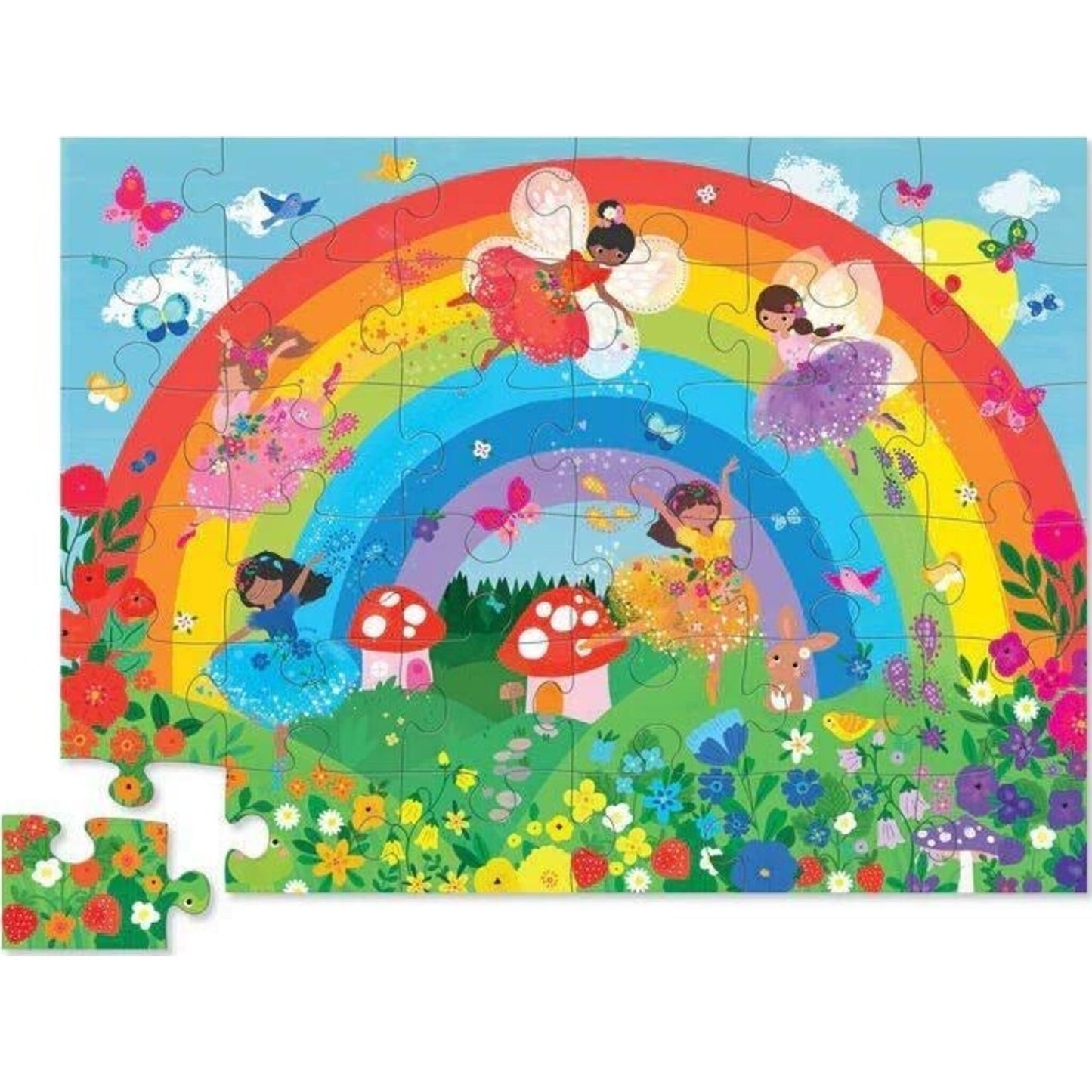 Crocodile Creek Classic Floor Puzzle 36 pc Rainbow | Aster & Ruby