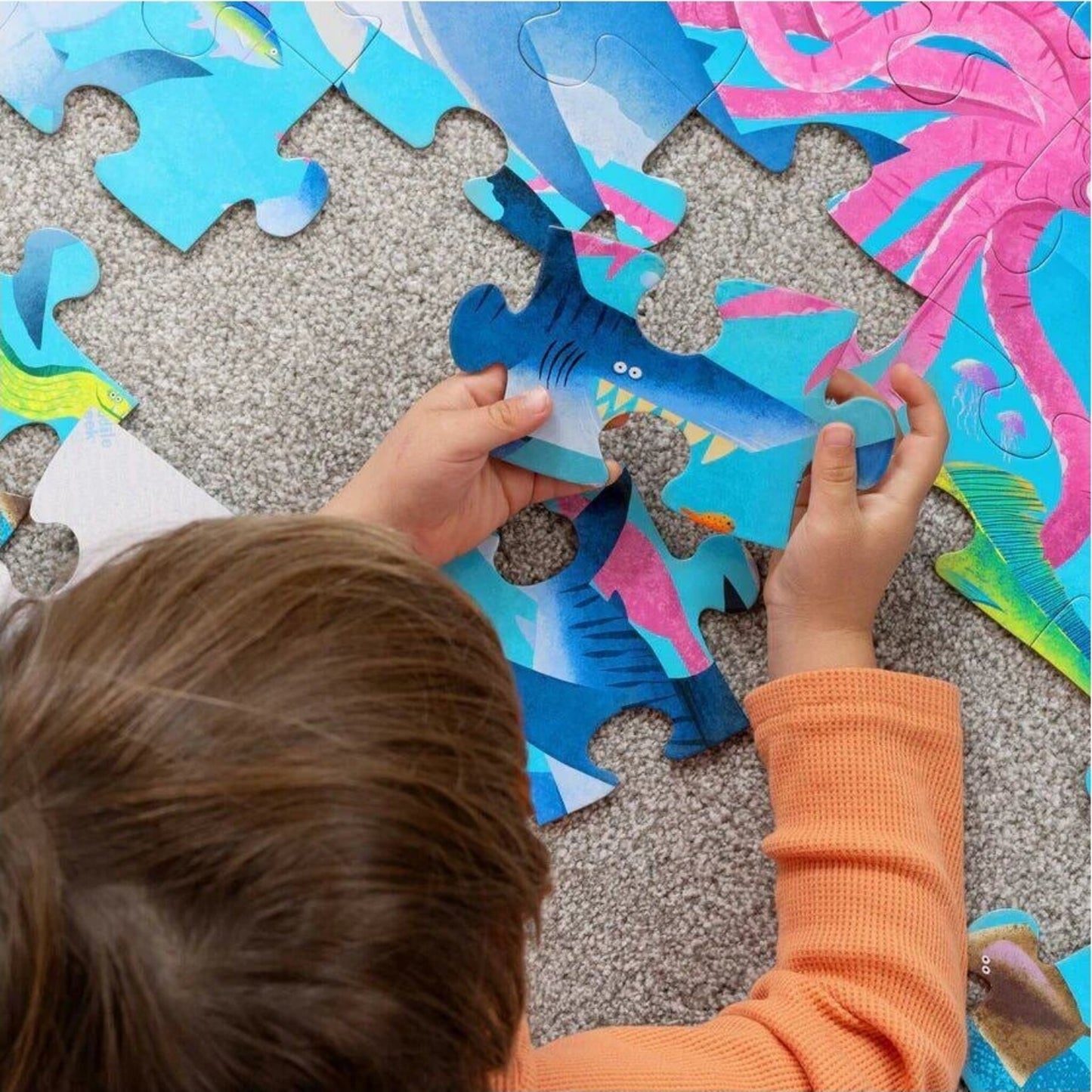 Crocodile Creek Classic Floor Puzzle 36 pc Shark Reef | Aster & Ruby