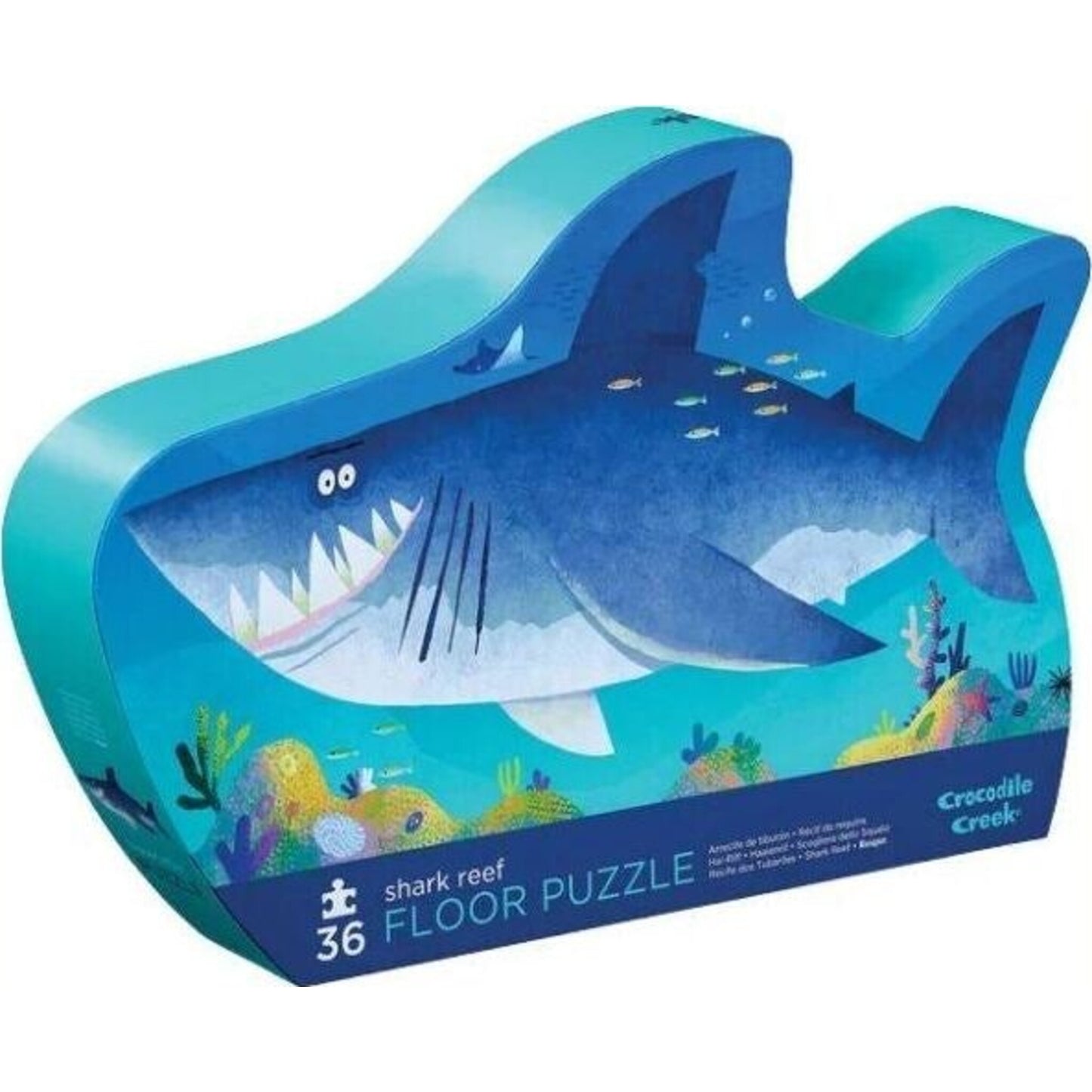 Crocodile Creek Classic Floor Puzzle 36 pc Shark Reef | Aster & Ruby