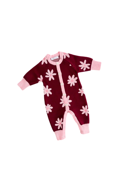 CLASSIC KNIT ROMPER | LOLA - Aster & Ruby